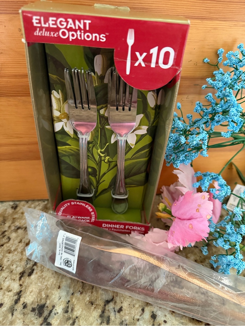 Stainless Steel Dinner Forks - Set of 10